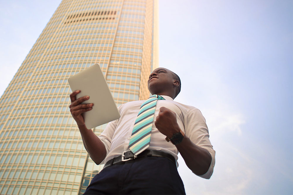 Sincere joy or restrained success?